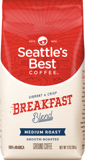 Seattle's Best Coffee EST. 1970 Breakfast Blend Medium Roast Smooth-Roasted